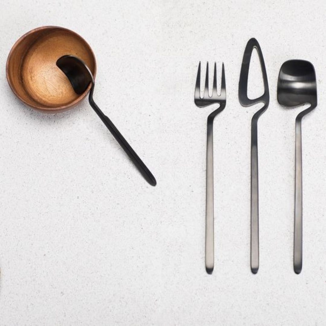The Hipstell - Modern 4 Piece Cutlery Set | The Cutlery