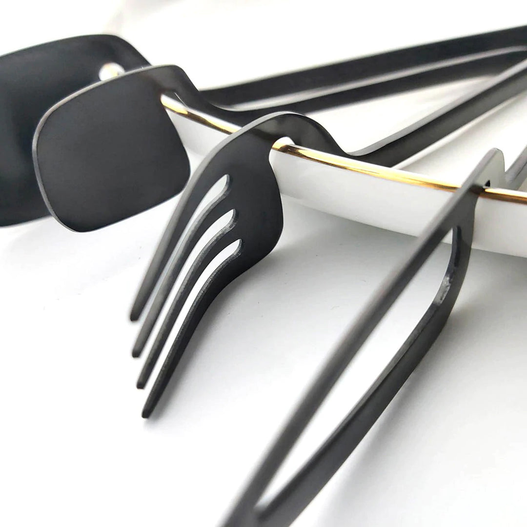 カトラリー　43本　ELLE PARIS cutlery Collection Elle Silver Luxury Cutlery Set